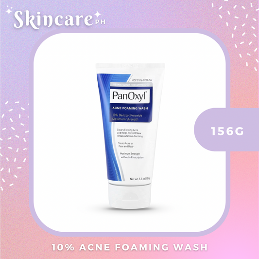 PanOxyl Acne Foaming Wash 10% Benzoyl Peroxide Maximum Strength