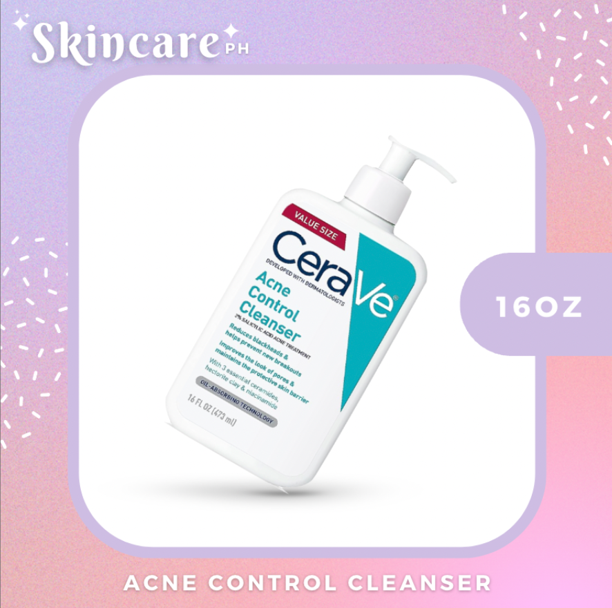 Cerave Acne Control Cleanser 8oz | 16oz