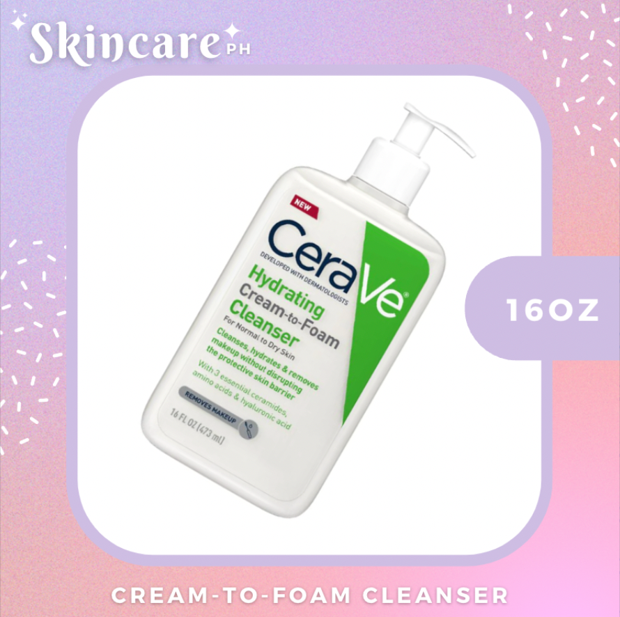 Cerave Hydrating Cream-to-Foam Cleanser