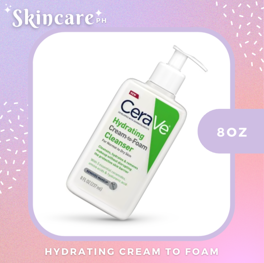 Cerave Hydrating Cream-to-Foam Cleanser