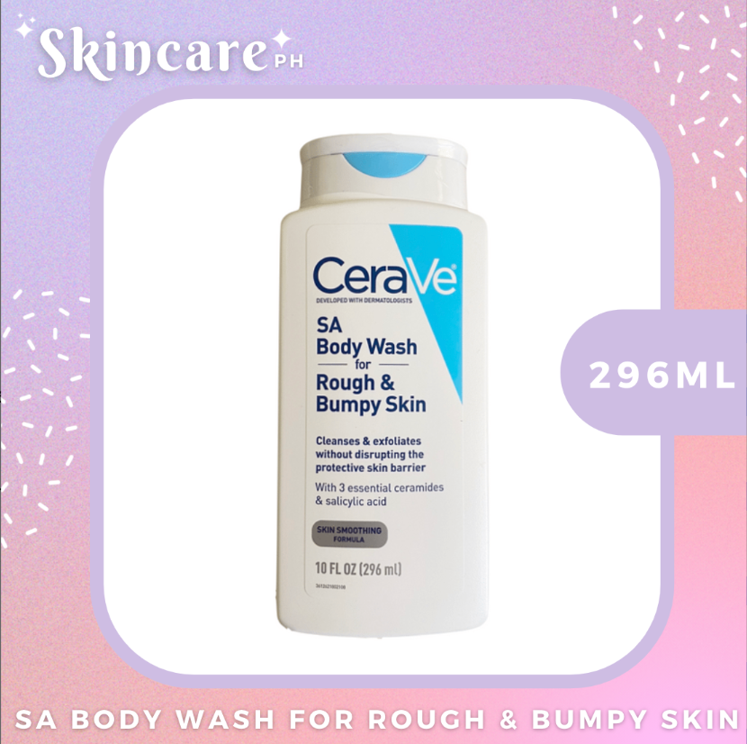 Cerave SA Body Wash for Rough & Bumpy Skin 296ml