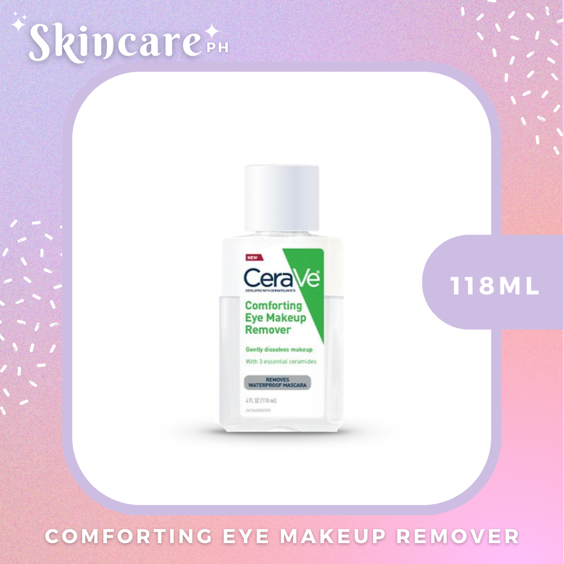 Cerave Comforting Eye Makeup Remover 118ml