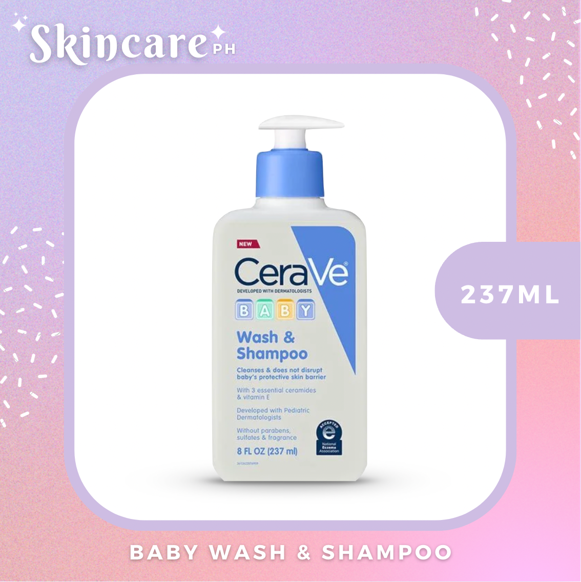 Cerave Baby Wash & Shampoo 237ml